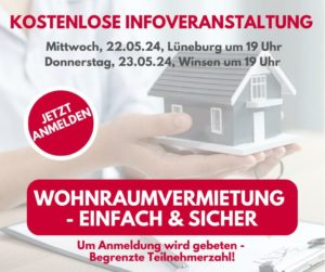 Vortrag: „Wohnraumvermietung“ - Neubauer Immobilien