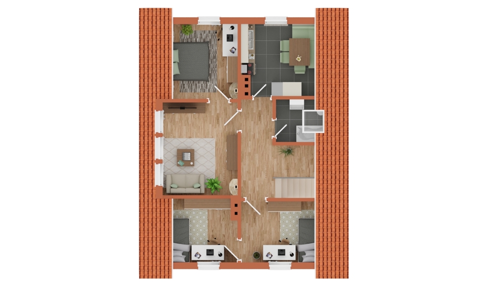 Grundriss Wohnung OG