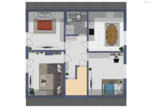 Grundriss Einliegerwohnung