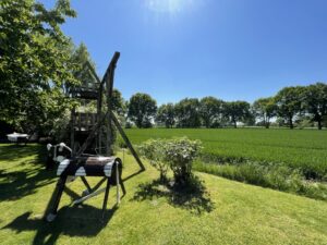 Gartenansicht zum Feld