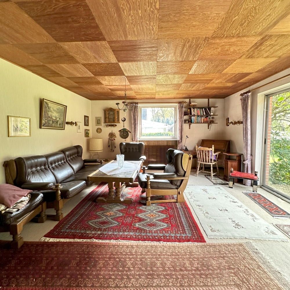 Wohnen - Blick auf Terrasse