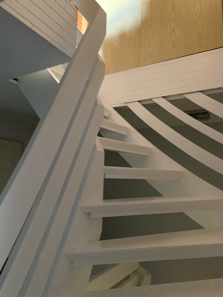 Treppe zum Spitzboden