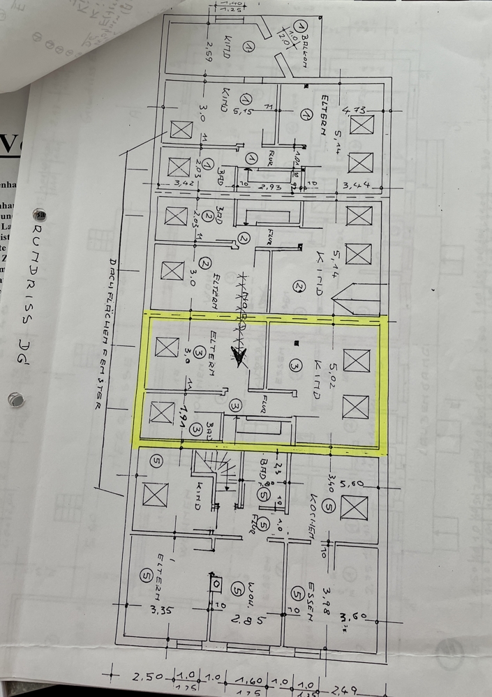 Grundriss Dachgeschoss